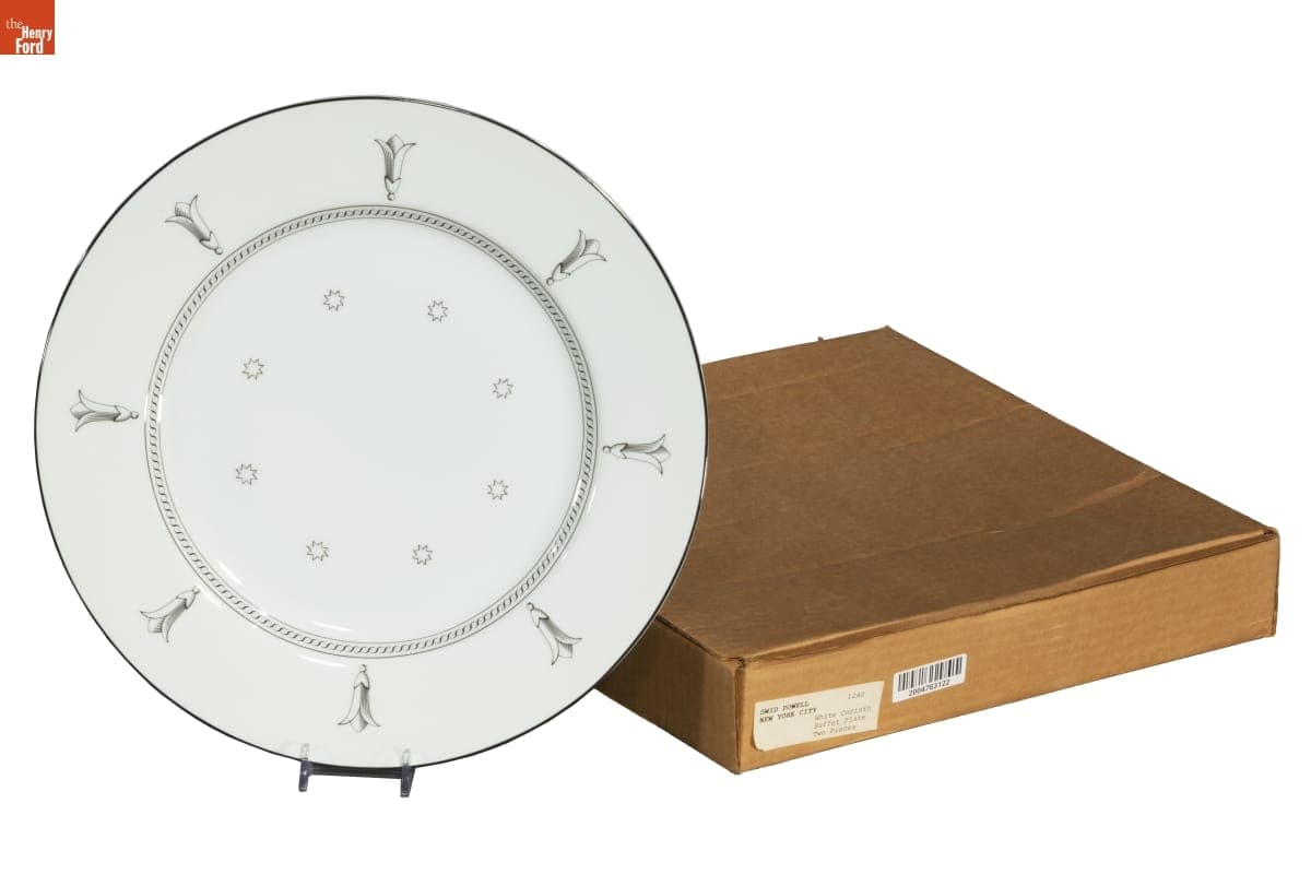 "White Corinth" Buffet Plates, 1988