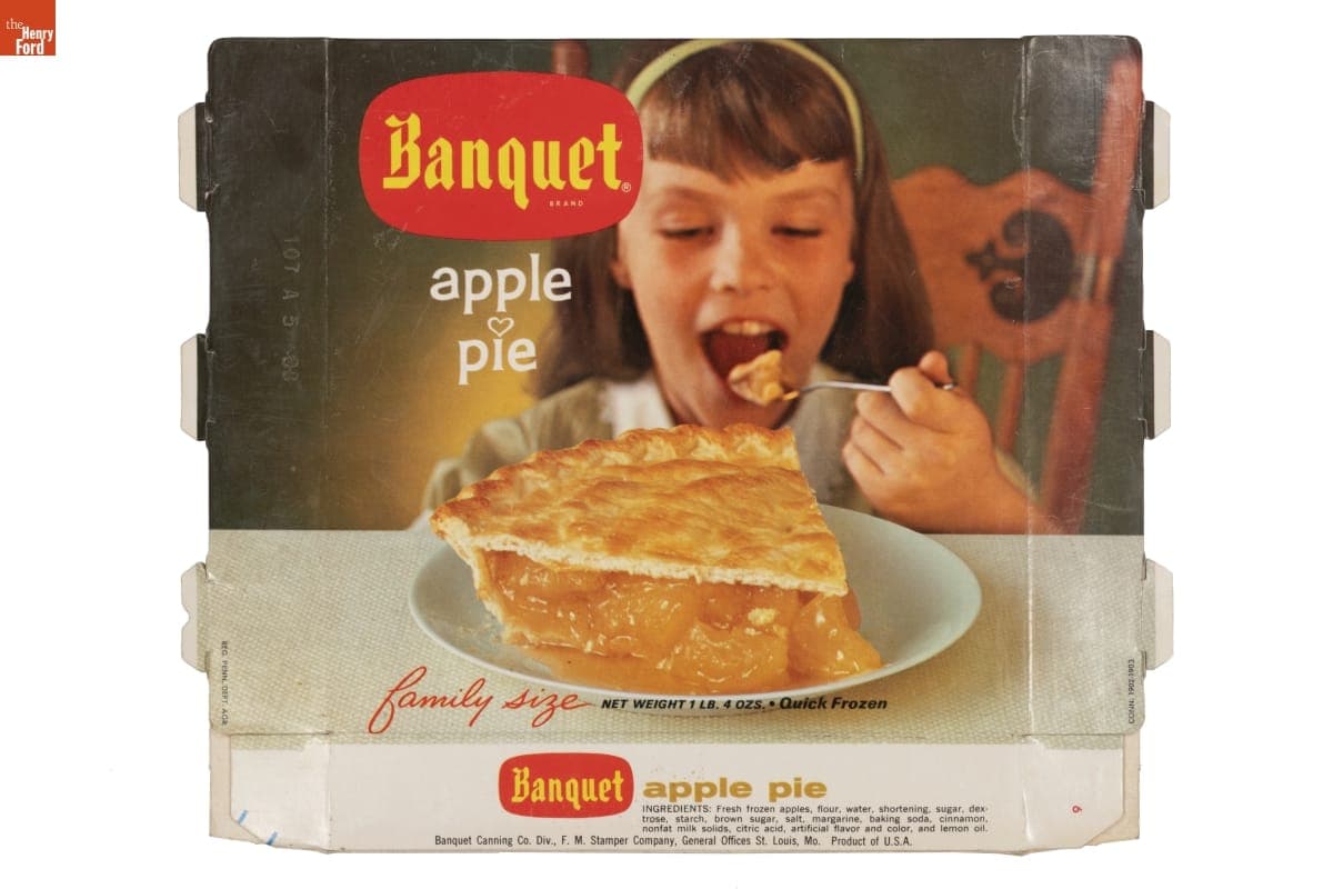 Banquet Apple Pie Packaging, 1965-1970