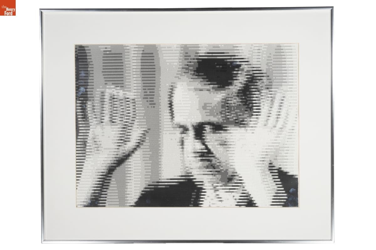 "Pierre Boulez Conducting from Rituel" by Lillian F. Schwartz, circa 1979