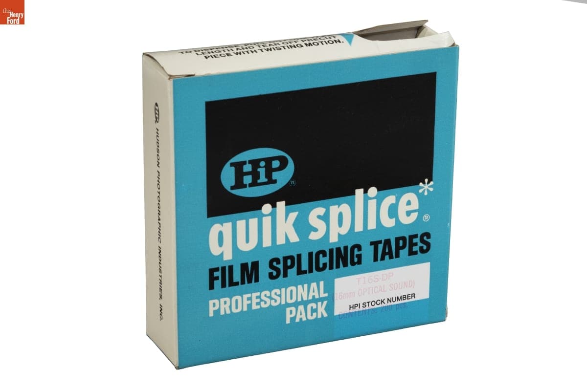Quik Splice Splicing Tape, Used by Lillian F. Schwartz