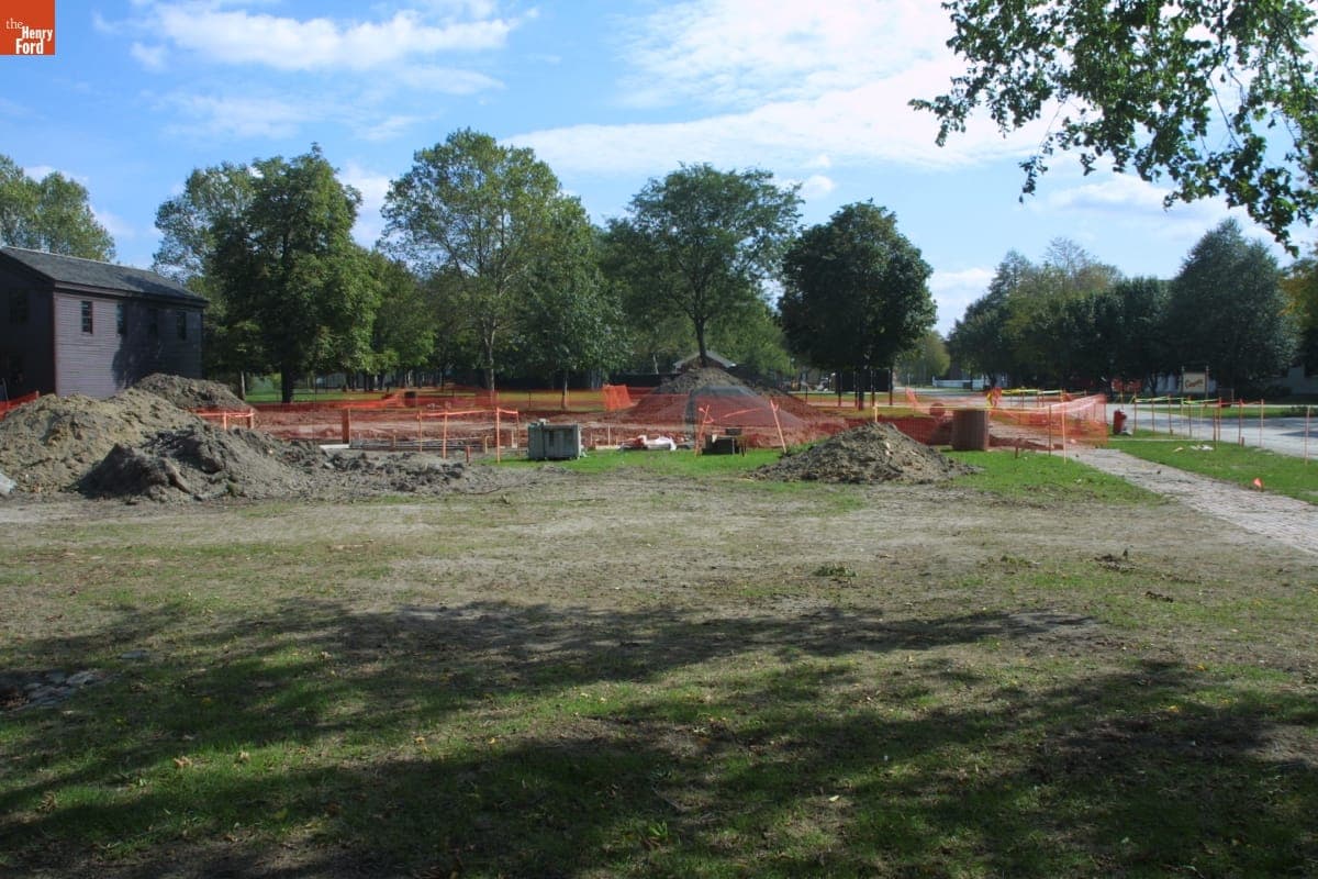 Former Site of Dr. Howard's Office after Relocation during the Greenfield Village Restoration Project, October 2002