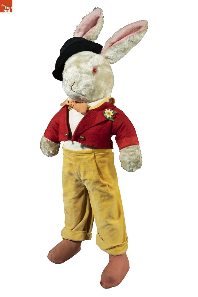 White Rabbit Plush Toy, 1940-1948