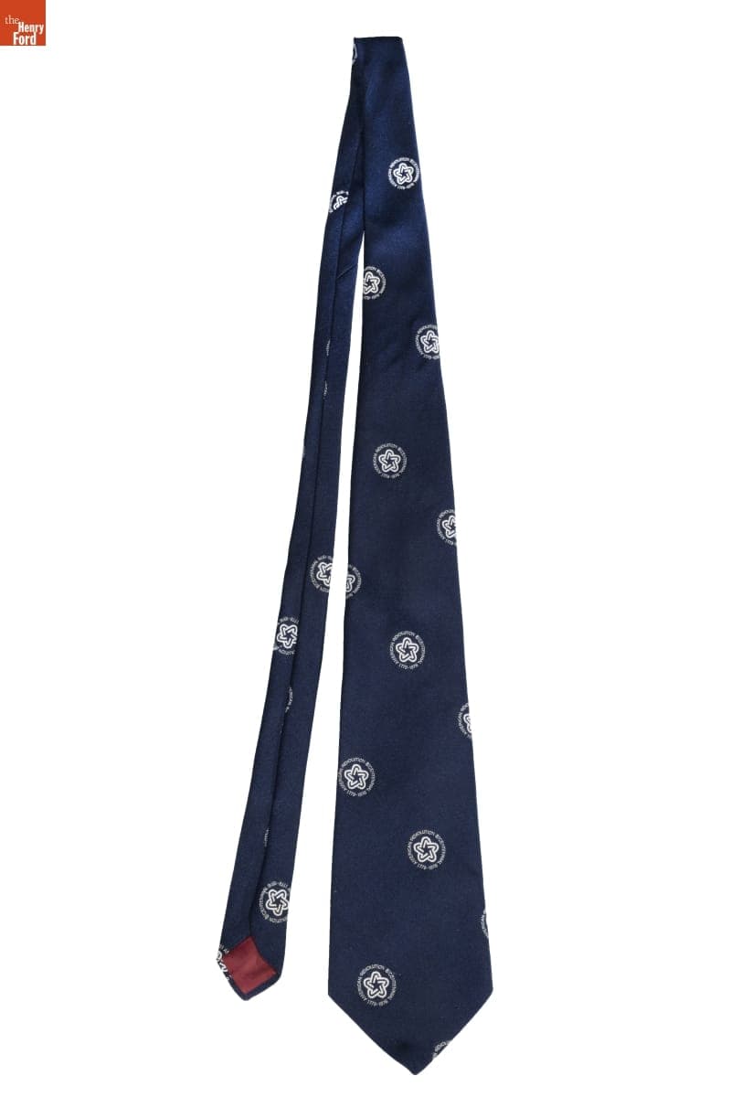 American Bicentennial Tie, Worn by Rudy Ruzicska, 1975-1976