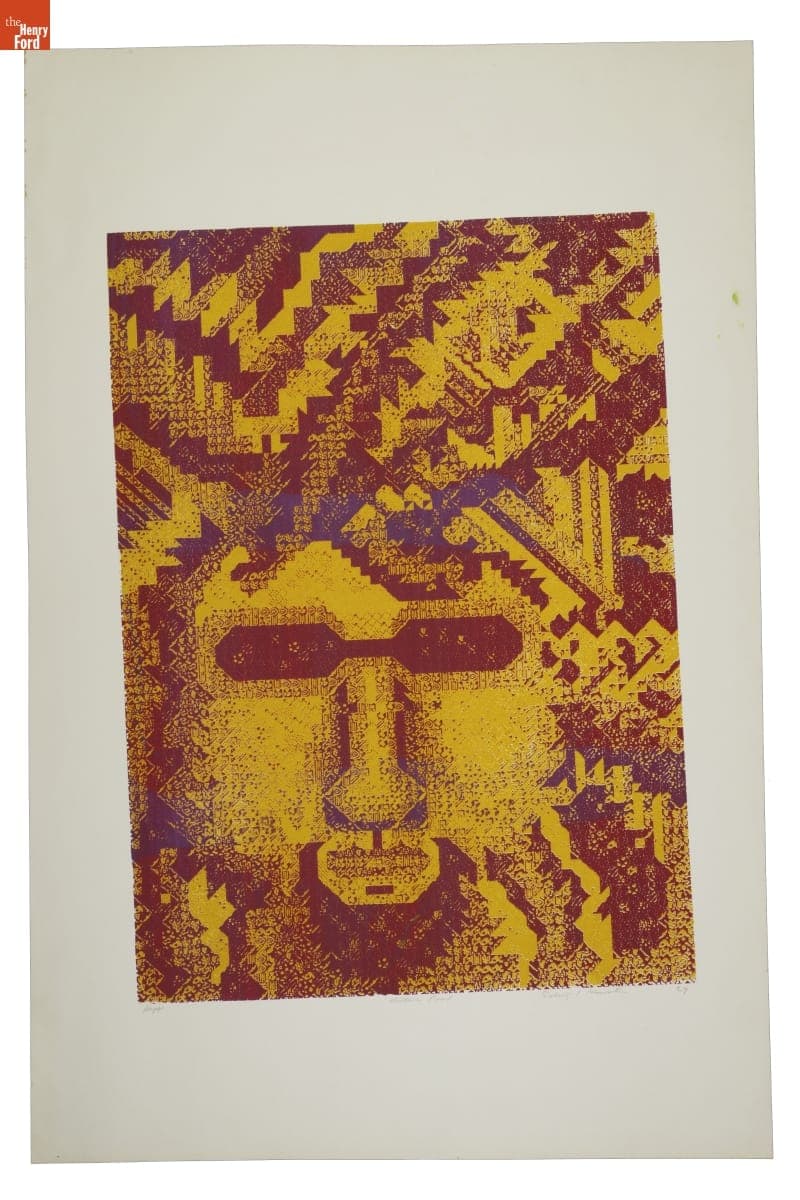 "Hippie" by Lillian F. Schwartz