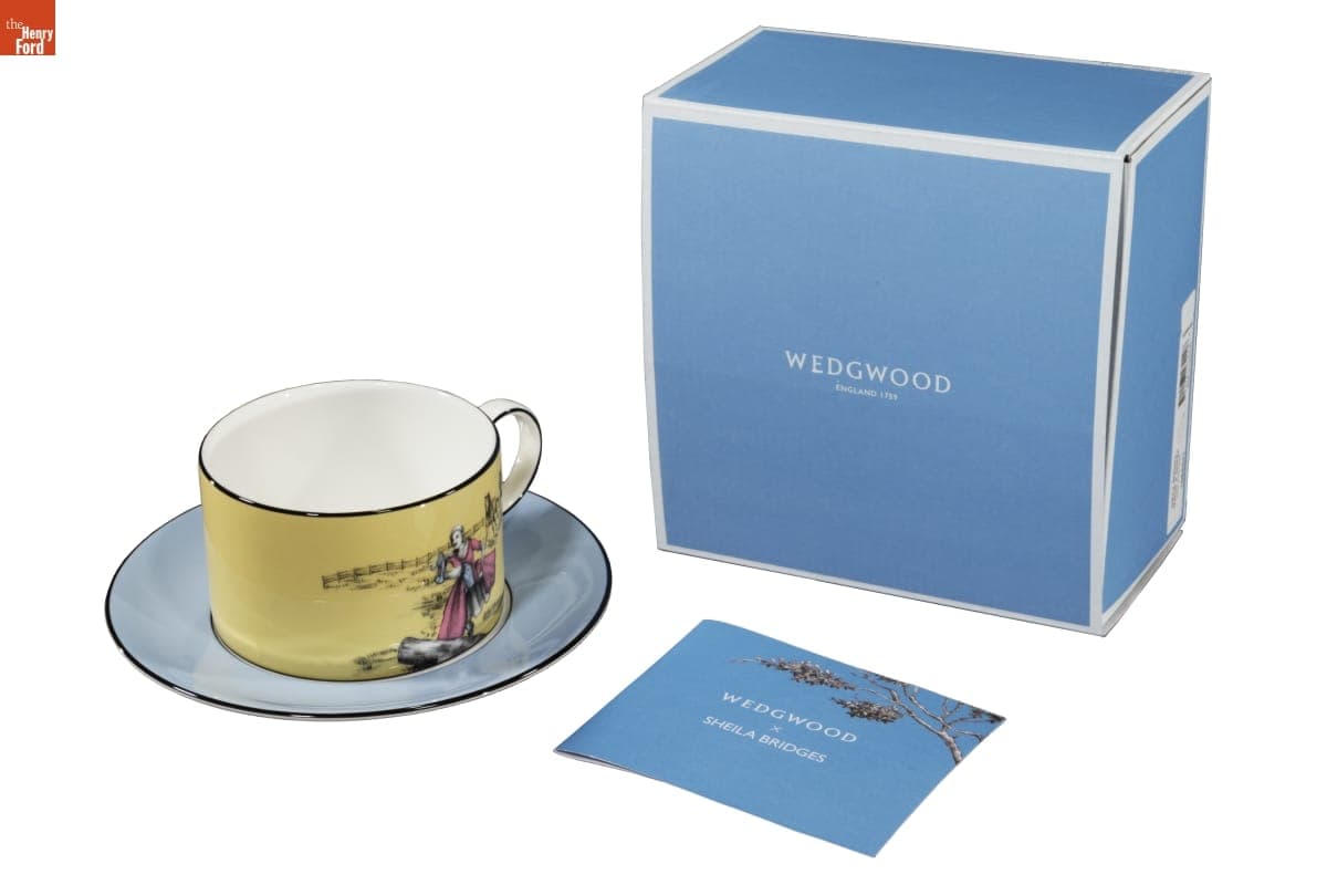 "Harlem Toile de Jouy" Teacup and Saucer Set, 2022