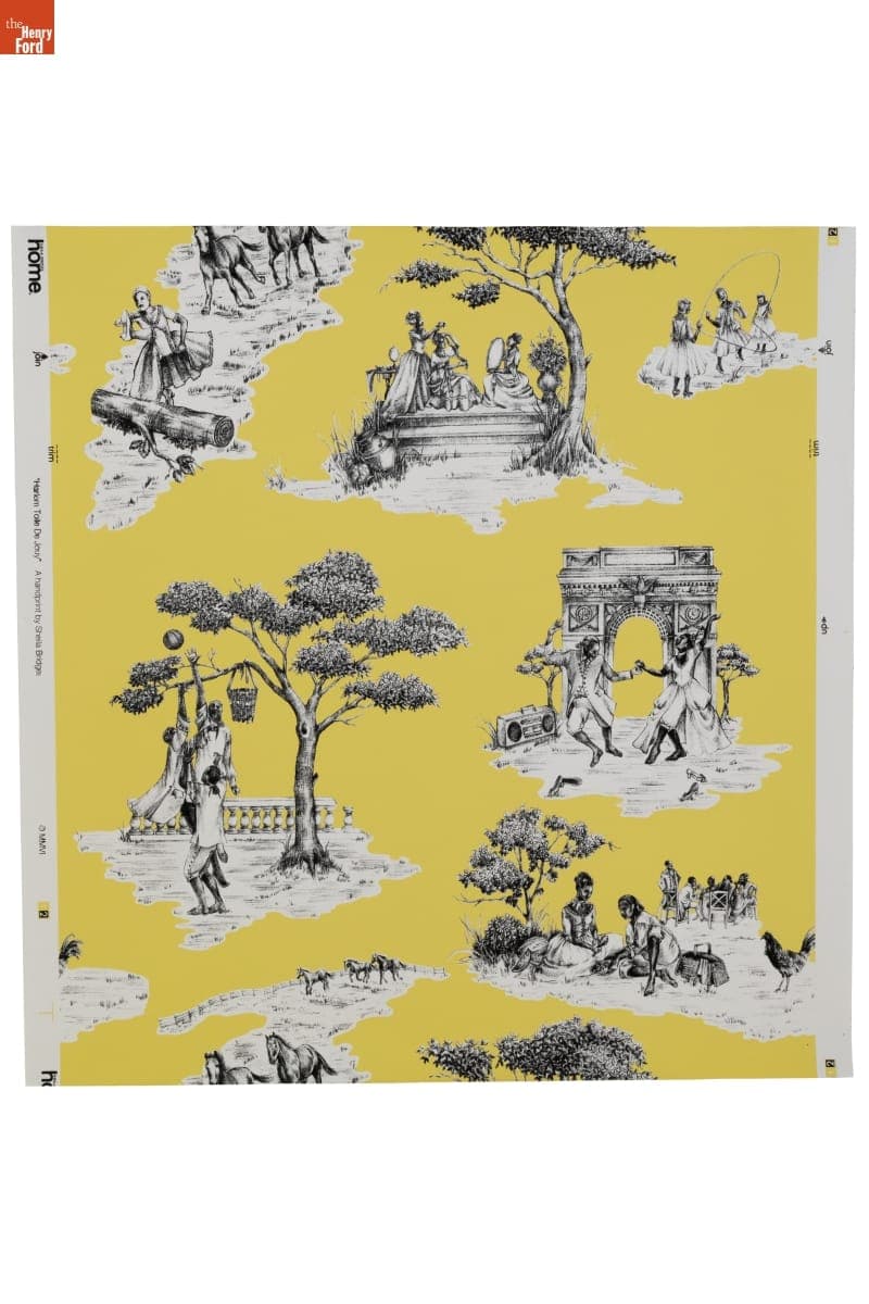Harlem Toile de Jouy Wallpaper, Designed by Sheila Bridges, 2022
