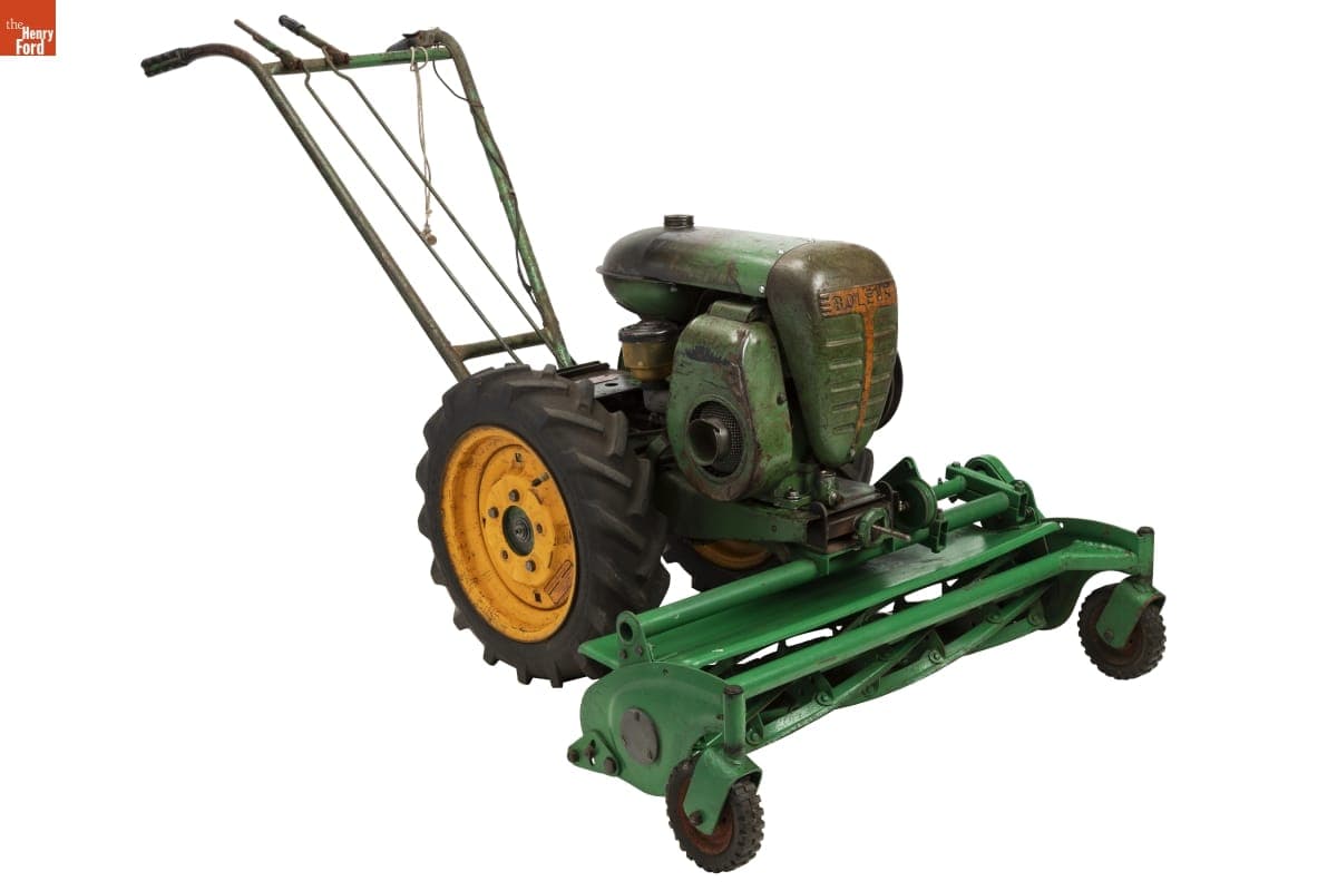 Bolens Huski Power-How "Deluxe" Type 12 BB01 Walk-Behind Garden Tractor with Attachments, 1950