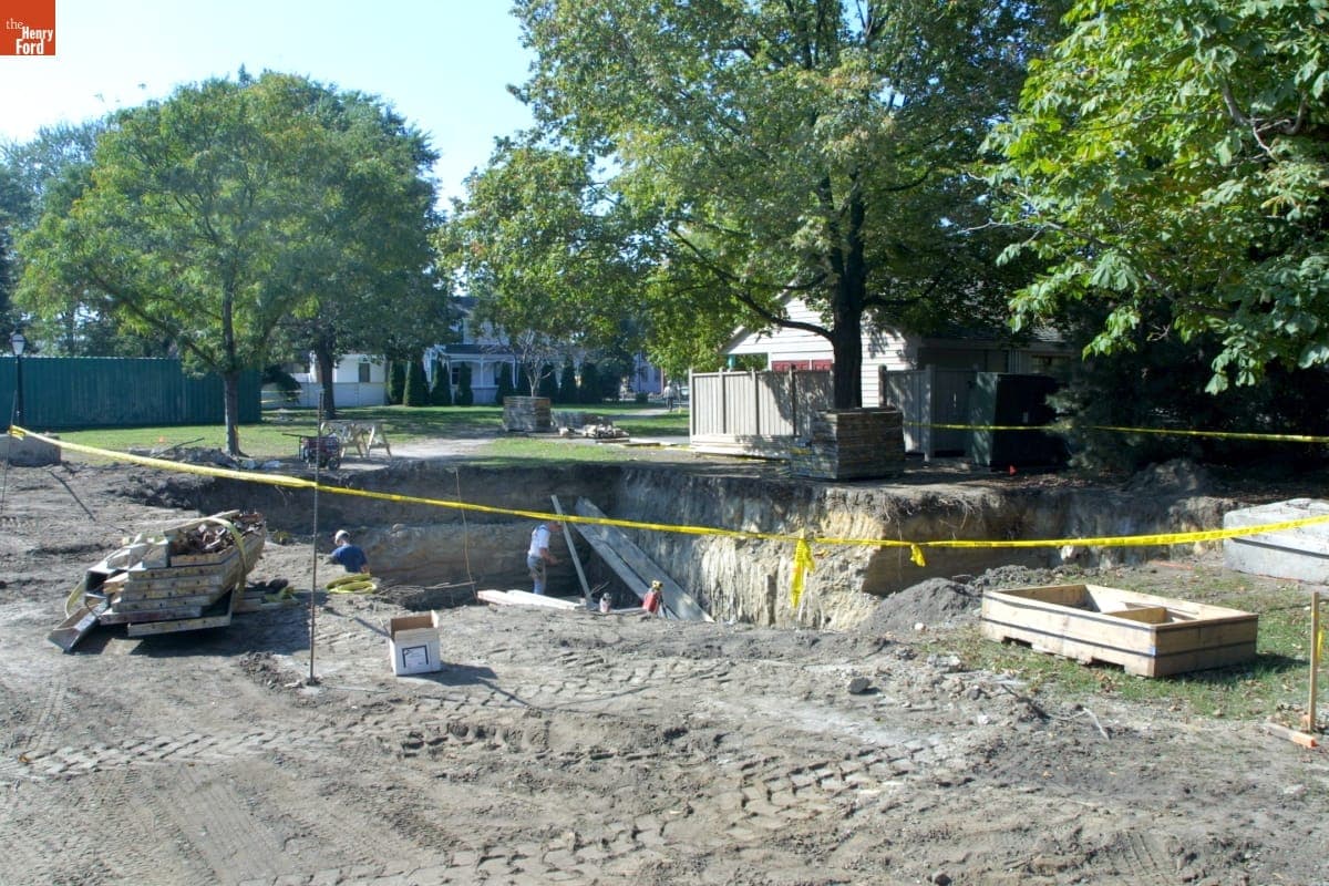 Phoenixville Post Office Relocation Site, Greenfield Village Restoration Project, October 2002