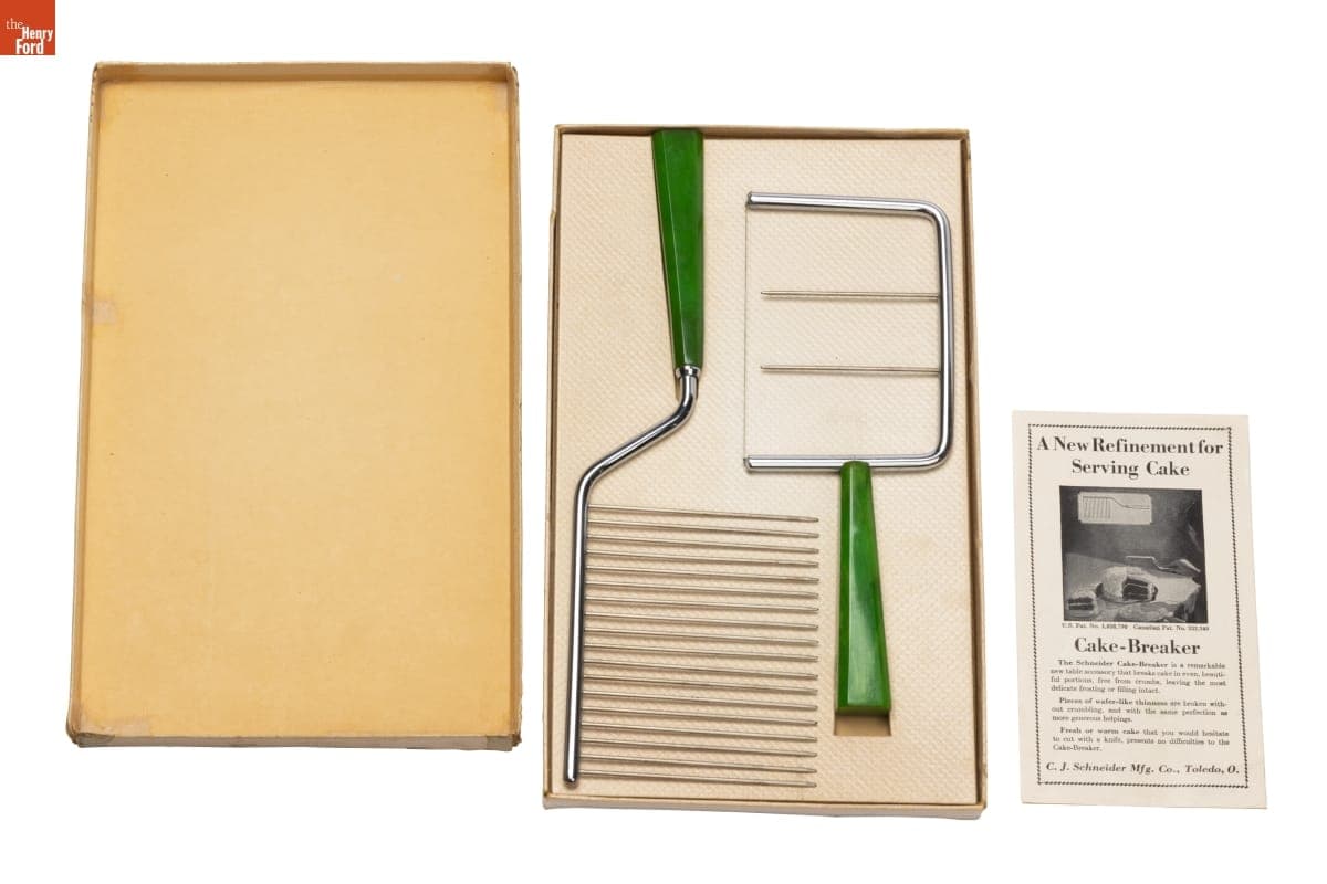 Cake Breaker and Cheese Slicer Set, 1935-1955
