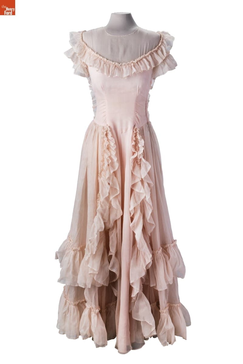 Dress, Worn by Antoinette LeBay, 1945-1950