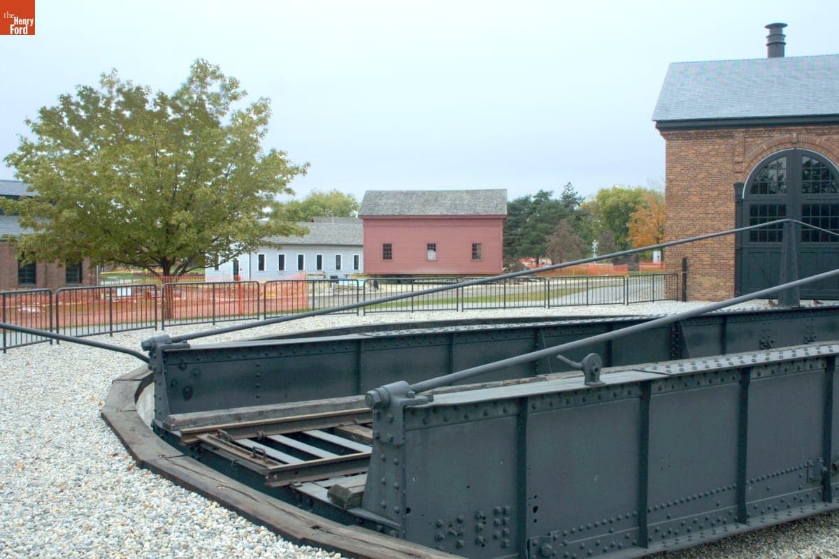 Detroit, Toledo and Milwaukee Roundhouse during the Greenfield Village Restoration Project, October 2002