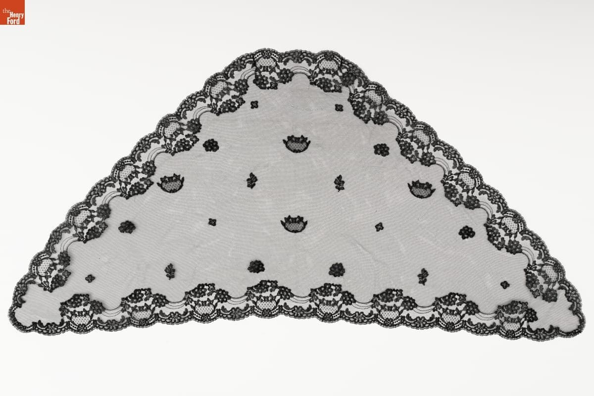 Mantilla, Worn by Marie Salomon Adler, 1940-1965