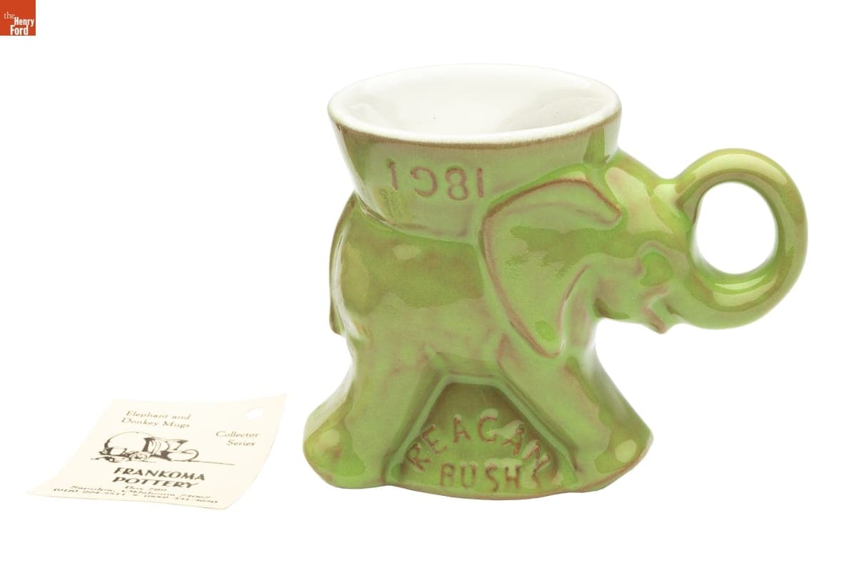 Reagan-Bush Presidential Inaugural Commemorative Mug, 1981