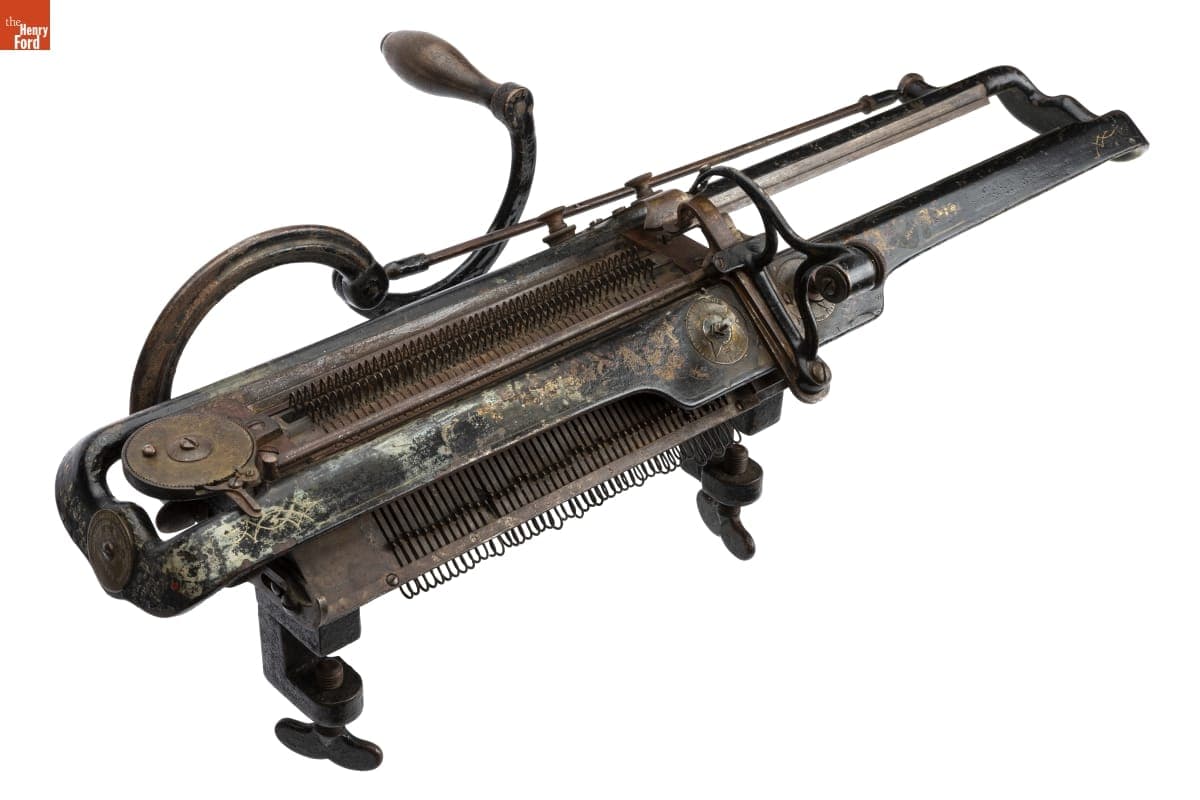 Knitting Machine, 1867-1893