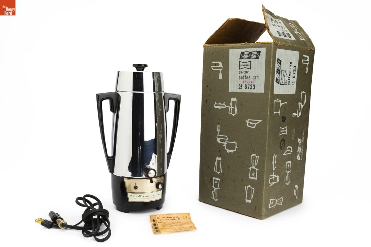 Kenmore 20-Cup Coffee Urn, 1960-1965