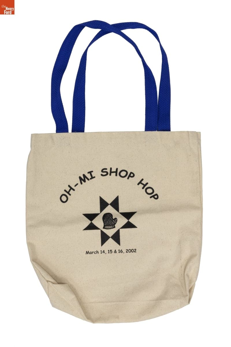 OH-MI Shop Hop Tote Bag, 2002