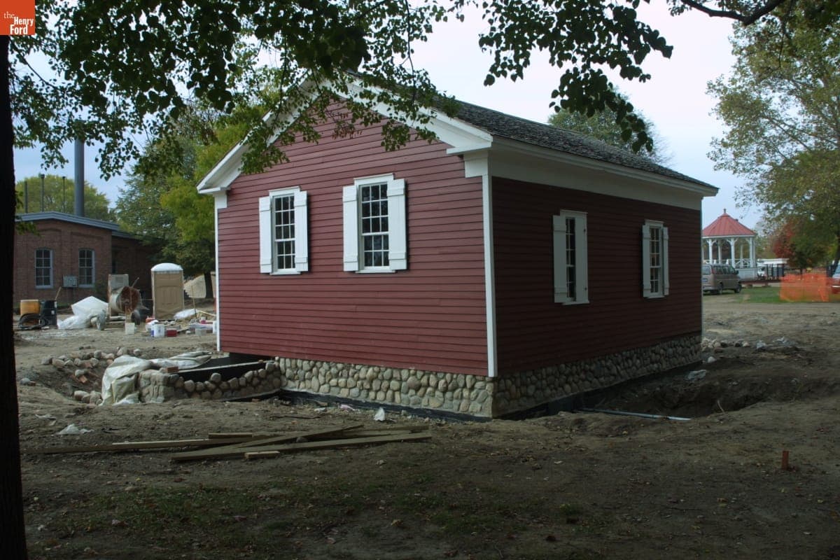 Dr. Howard's Office at the Relocation Site during the Greenfield Village Restoration Project, October 2002