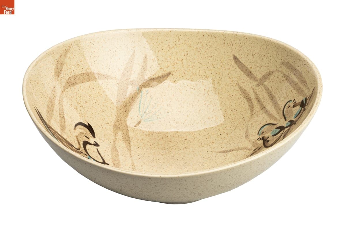 Red Wing "Bob White" Serving Bowl, 1955