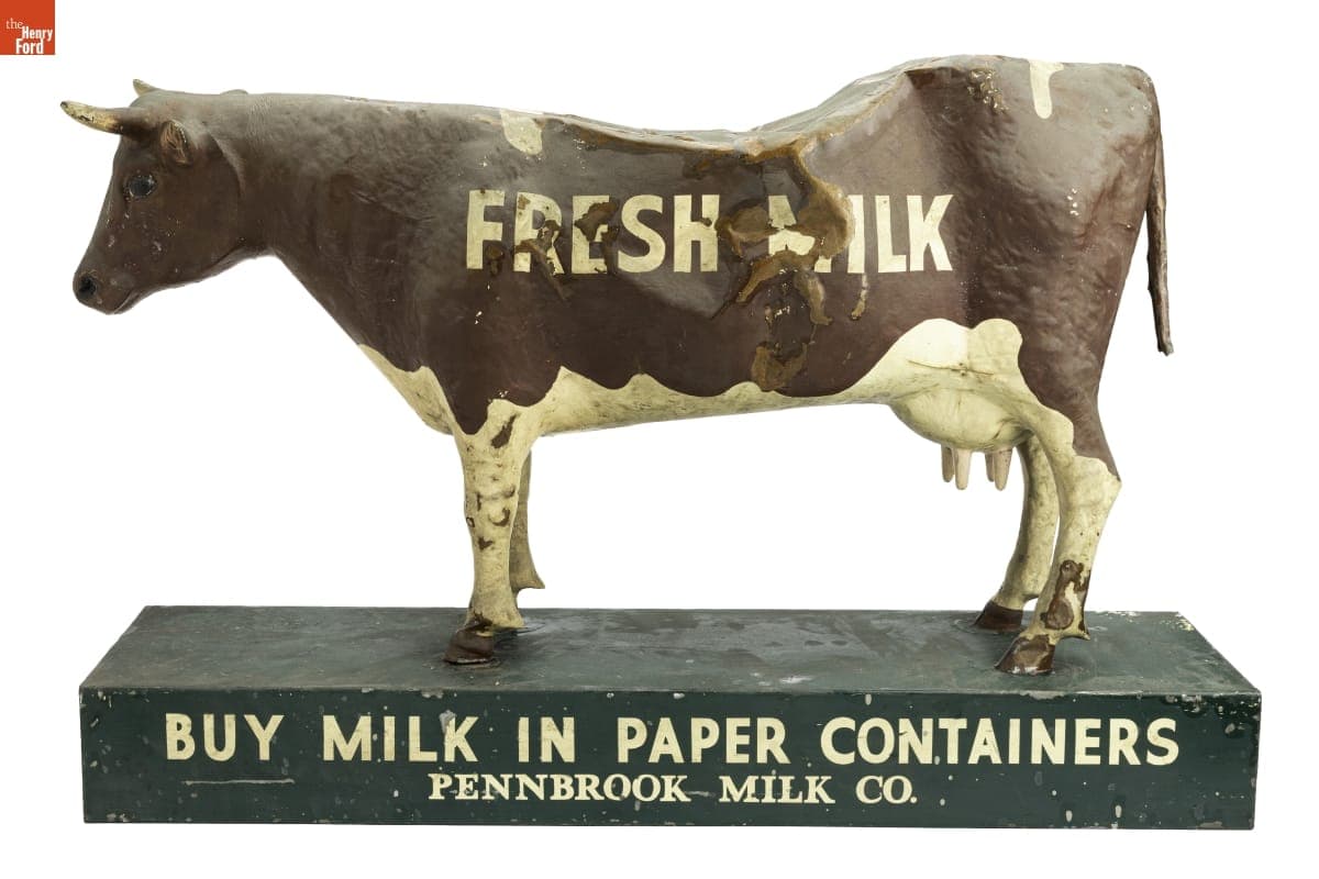 Pennbrook Milk Company Point of Purchase Display, circa 1950