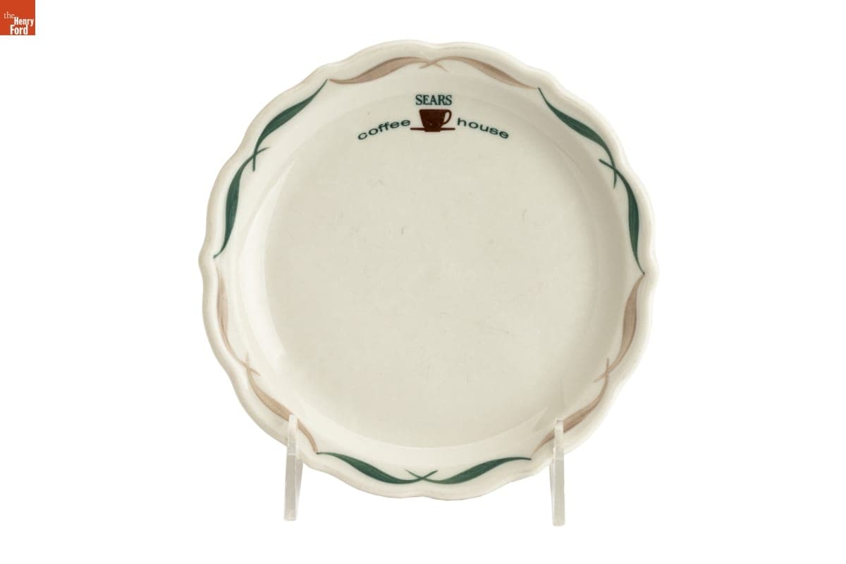 Sears Coffee House Lunch Plate, 1966