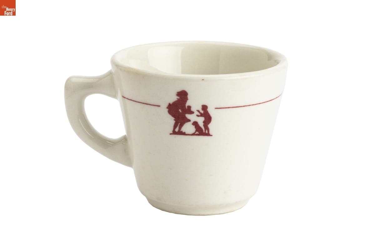 Howard Johnson's "Simple Simon and the Pieman" Coffee Cup, 1942