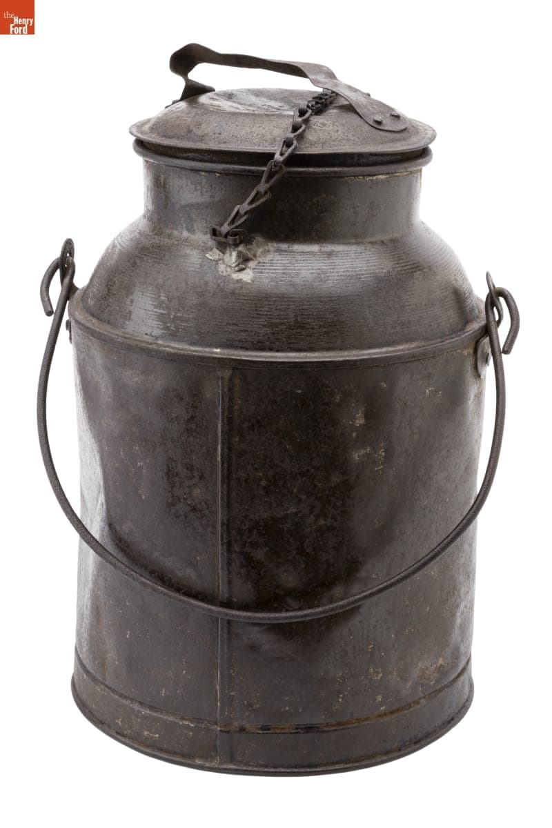 Milk Can, Used to Peddle Milk in Conshohocken, Pennsylvania, circa 1905