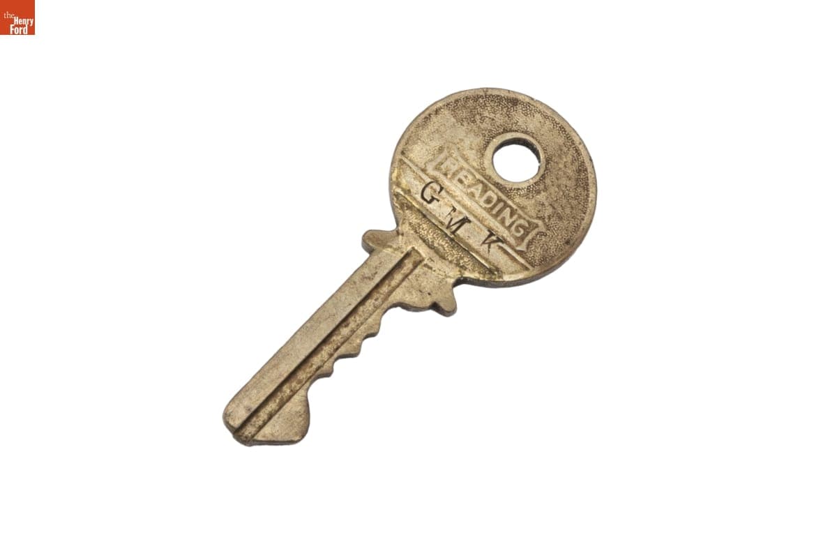 Grand Master Key for Dairies, with Tag and Card, 1931