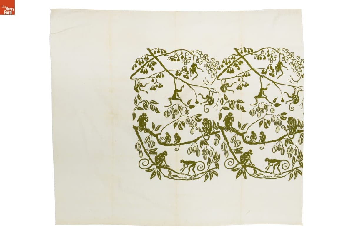 Harwood Steiger Fabric, "Monkey Shines"