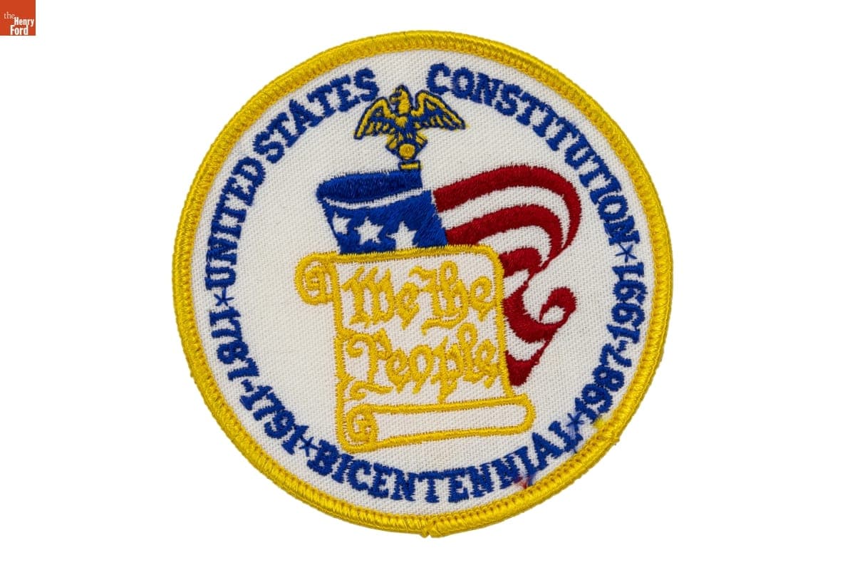 "United States Constitution Bicentennial" Commemorative Patch, 1991