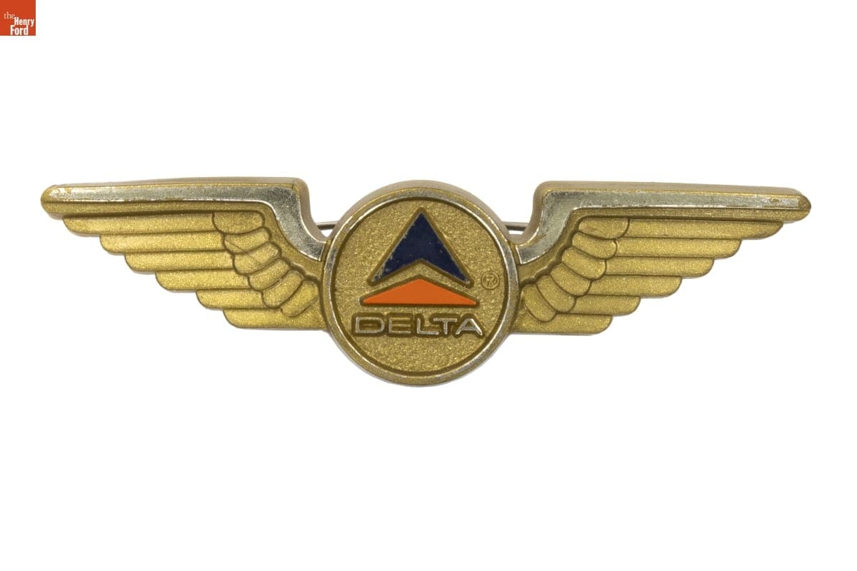 Junior Pilot's Wing Pin for Delta Airlines, circa 1985
