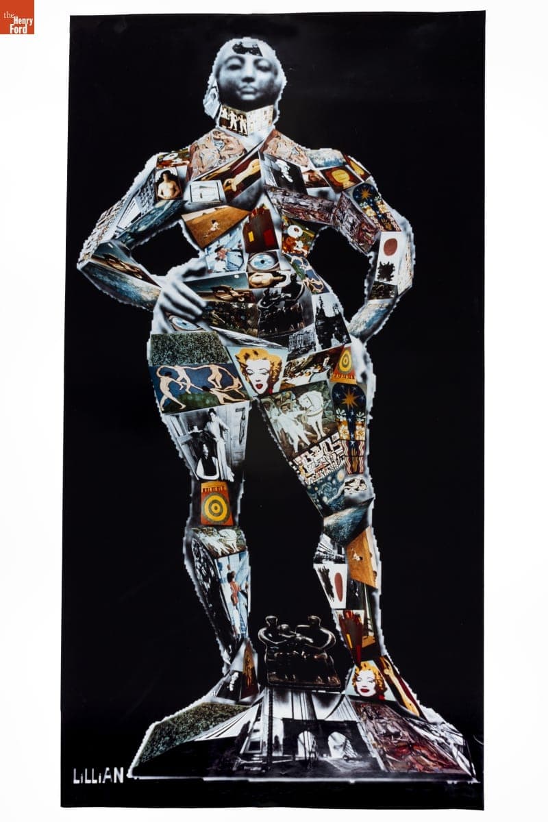 "Big Moma" by Lillian F. Schwartz, 1984