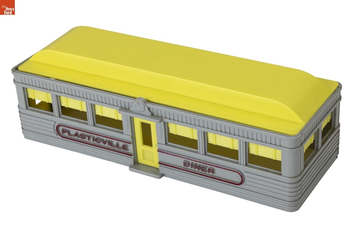 "Plasticville Diner" S or O Scale Train Set Model, 1952-1958