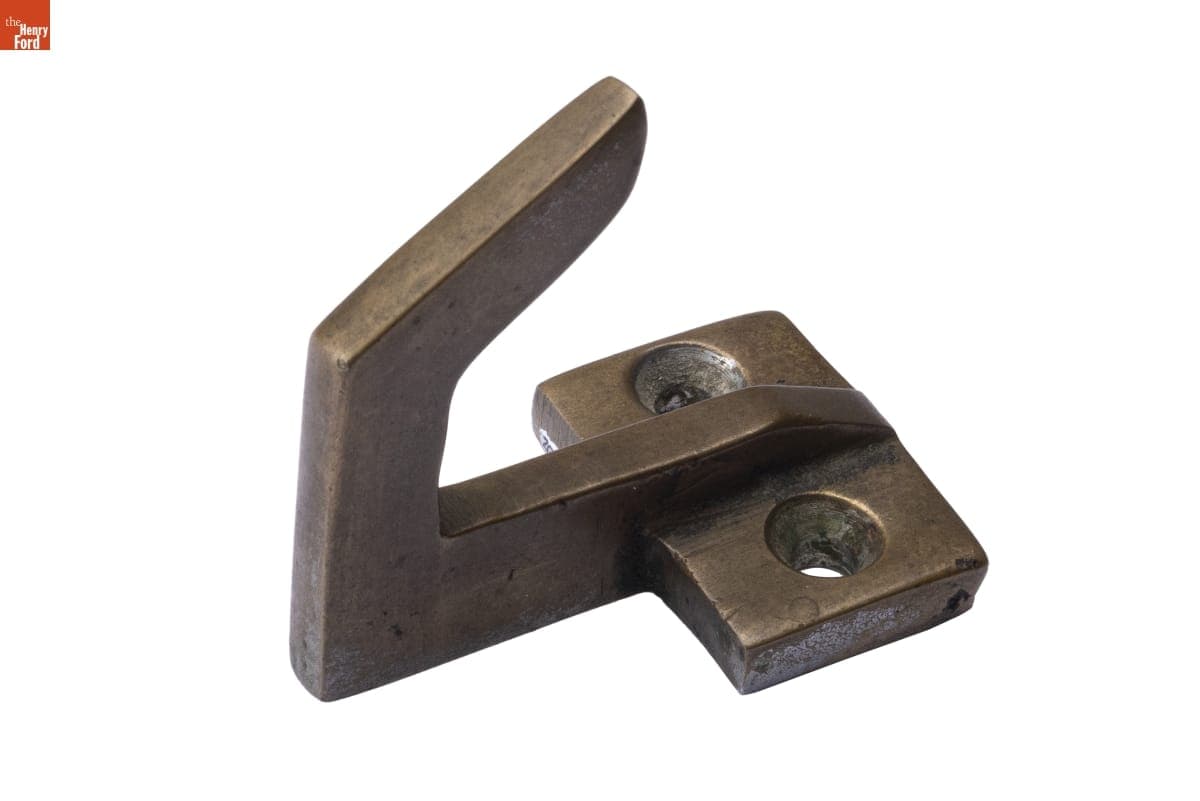 Coat Hook Used in the Black and Gold Diner, Roslindale, Massachusetts, circa 1942