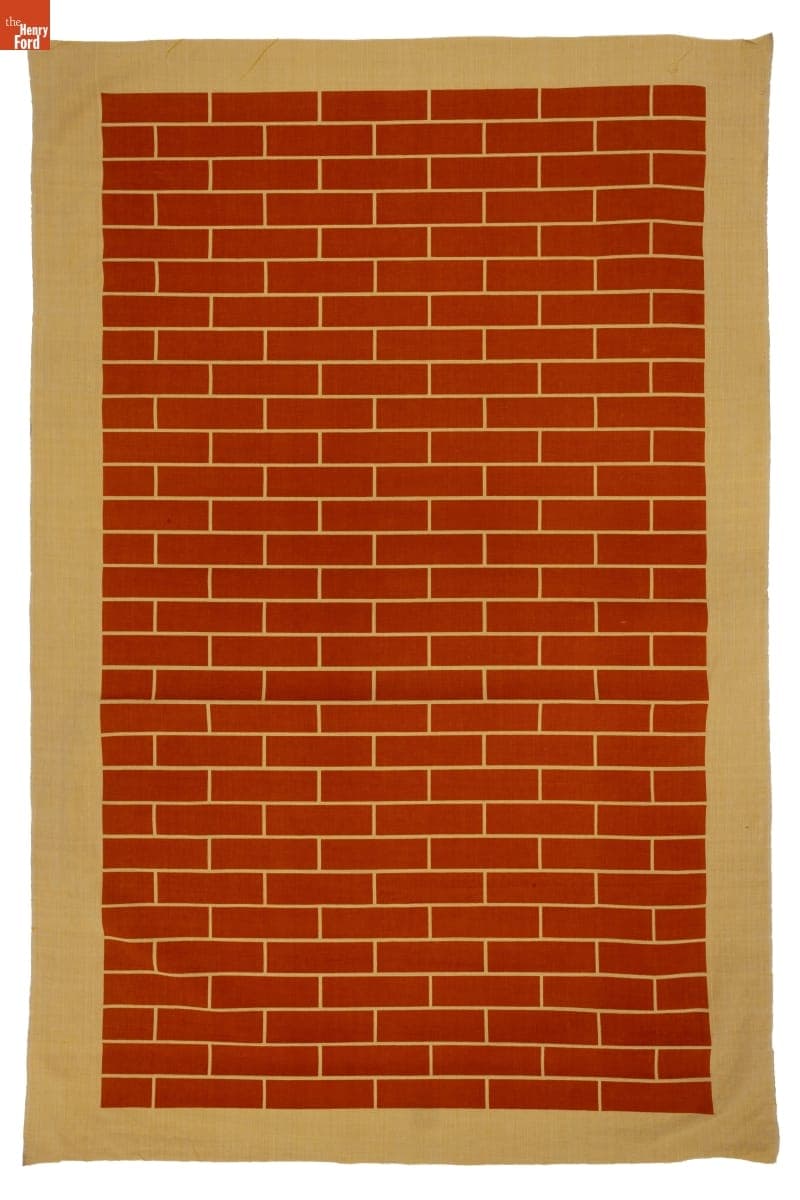 Environmental Enrichment Panel, "Brick," Designed by Alexander Girard for Herman Miller, 1972