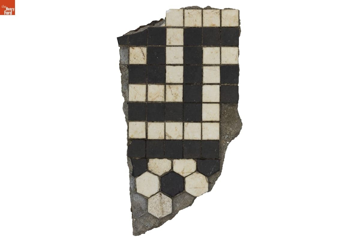 Floor Tile Fragment, 1920-1929