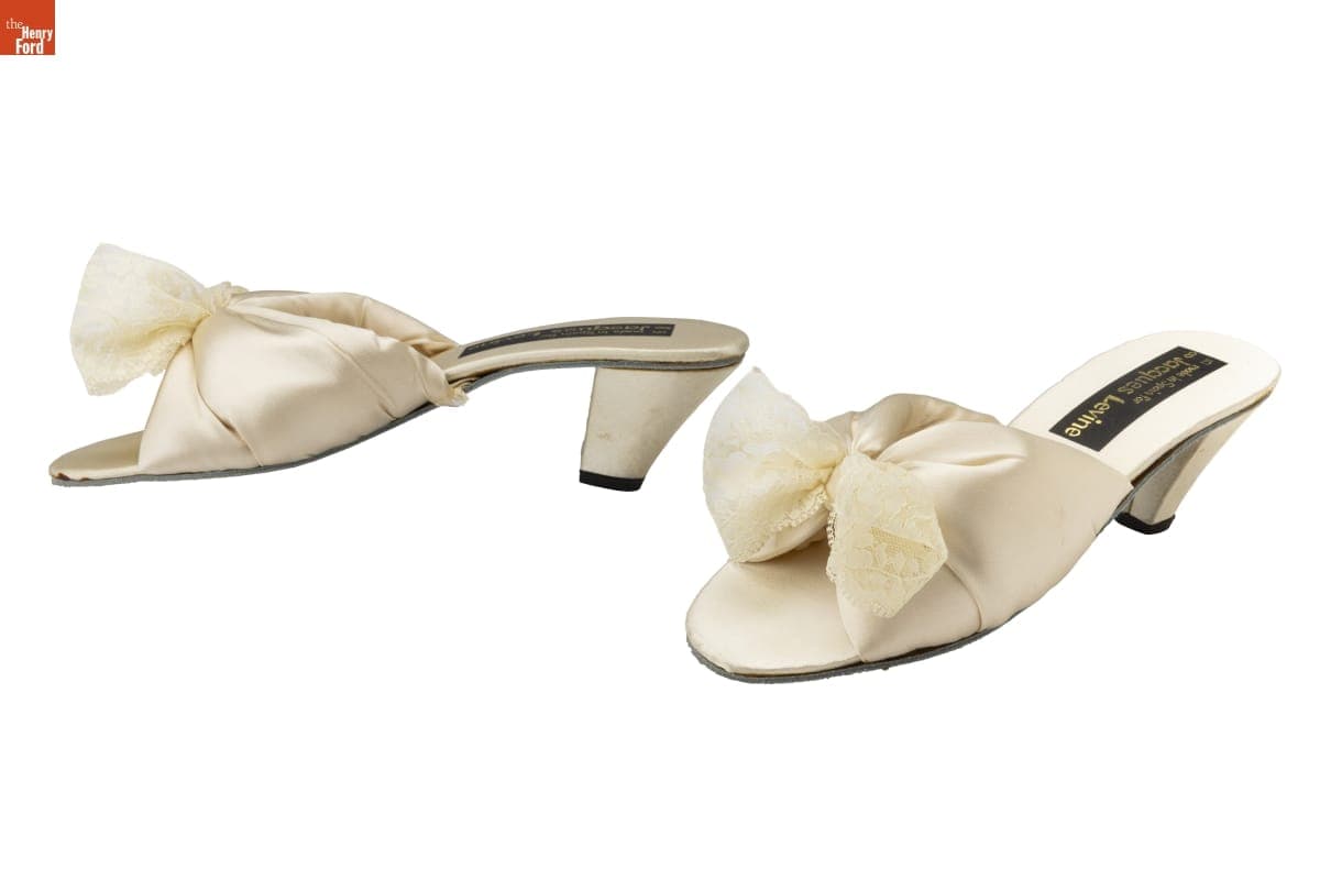 Slippers, Worn by Patricia Mooradian, 1985