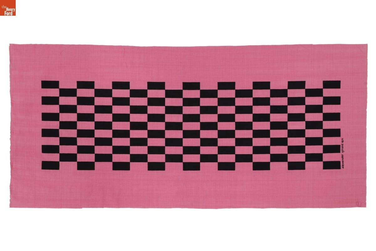 Environmental Enrichment Panel, "Checks & Rectangular," Designed by Alexander Girard for Herman Miller, 1972