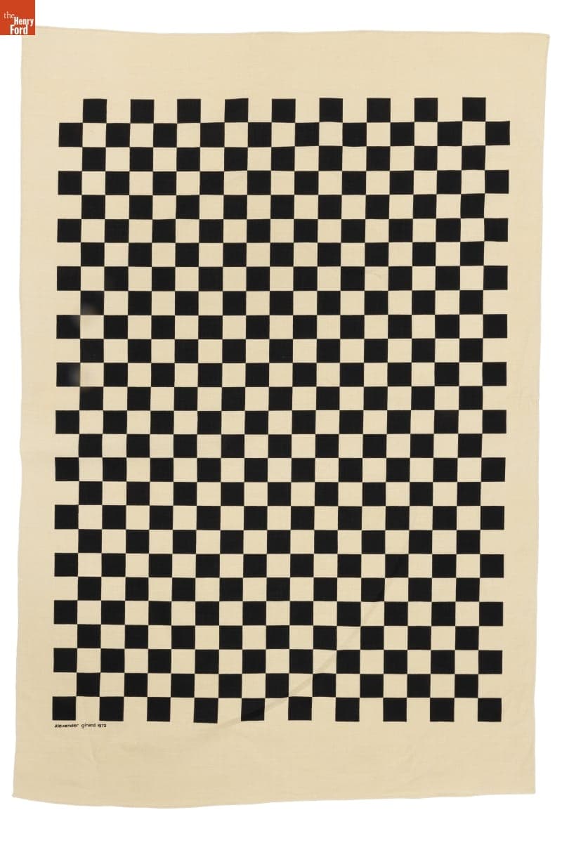 Environmental Enrichment Panel, "Checks," Designed by Alexander Girard for Herman Miller, 1972