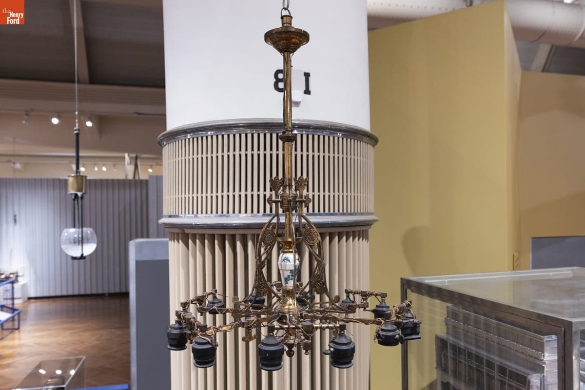 Electric Chandelier, 1870