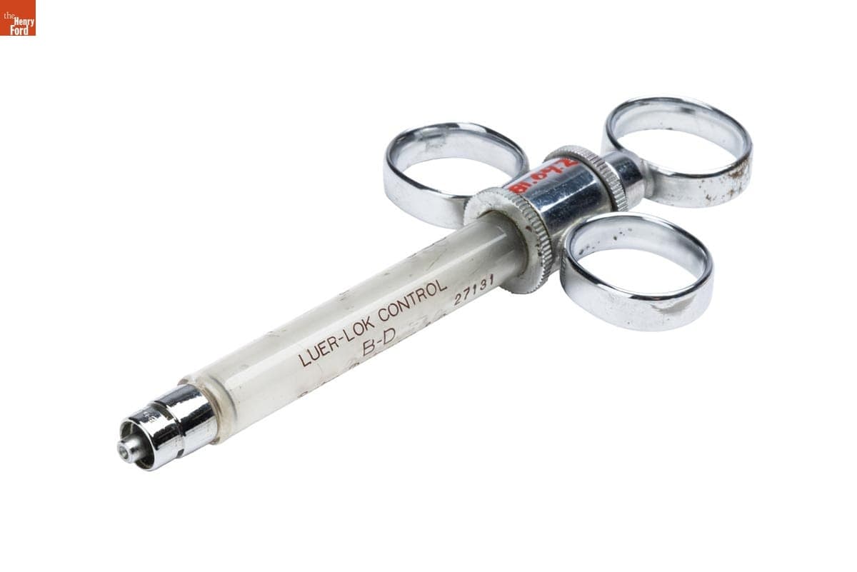 "Luer Lok Control" Syringe, circa 1945