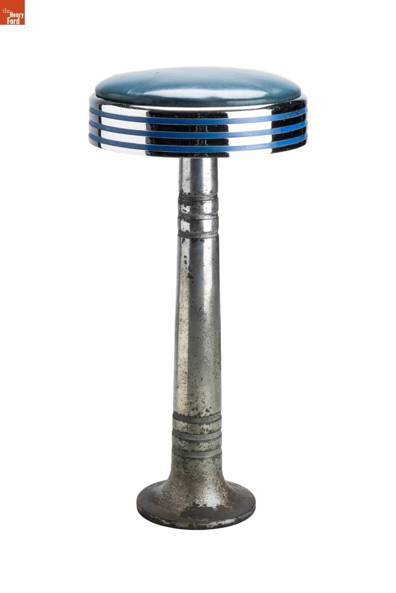 Counter Stool Used in the Corriveau's Diner, Gilmanton, New Hampshire, 1947