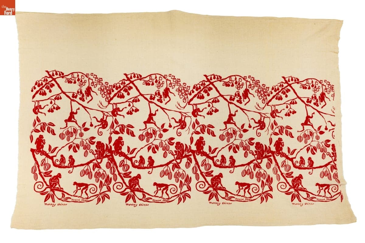 Harwood Steiger Fabric, "Monkey Shines"