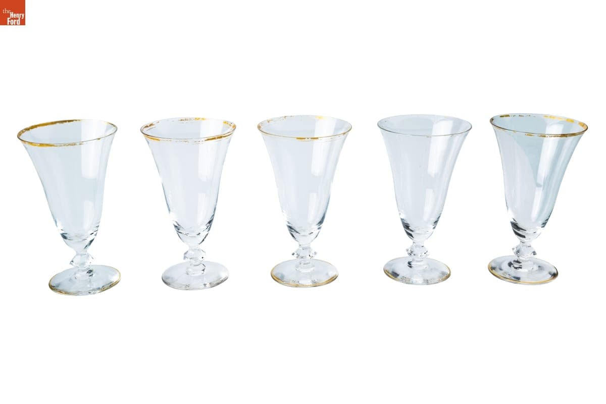 Set of Drinking Glasses Used by the Jackson Family, Selma, Alabama