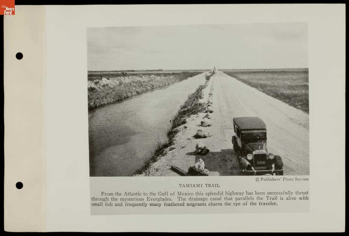 Tamiami Trail, Florida, circa 1933