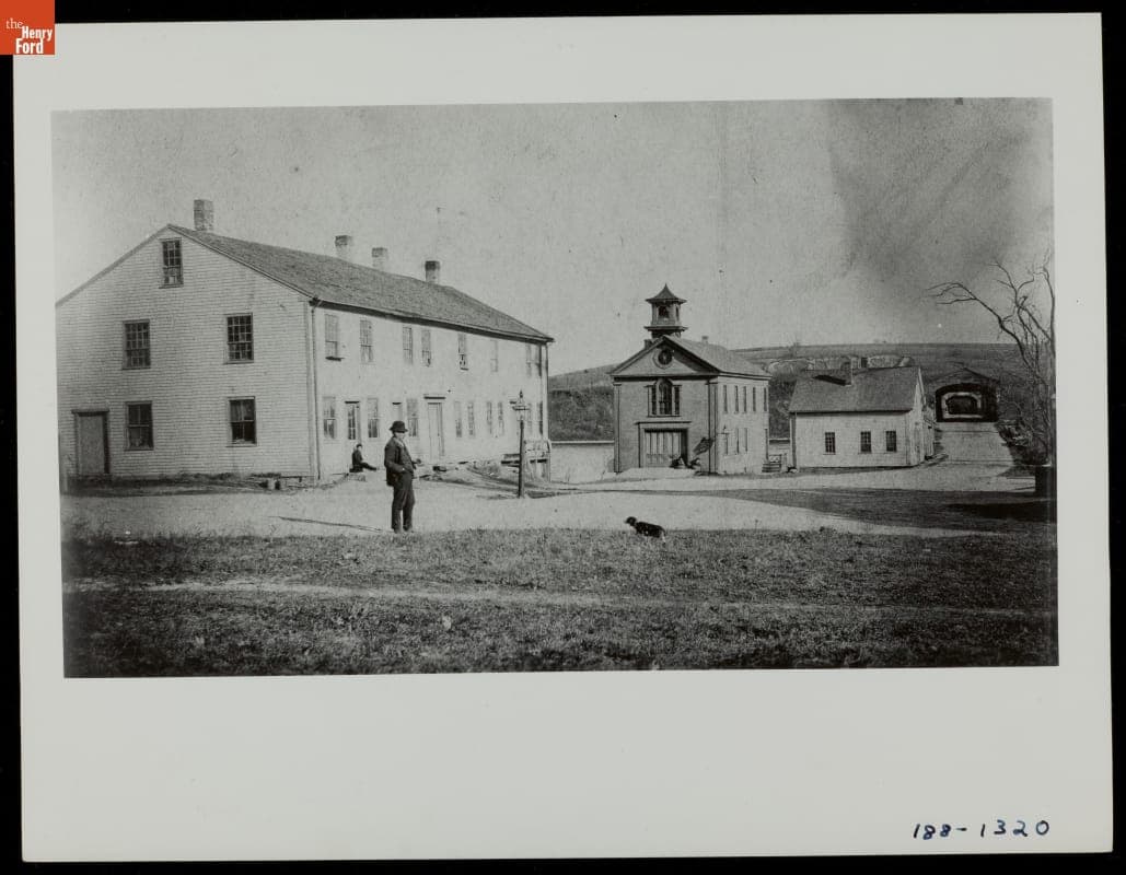 Old Rocks Bridge Toll House and Buildings, Haverhill, Massachusetts, circa 1910