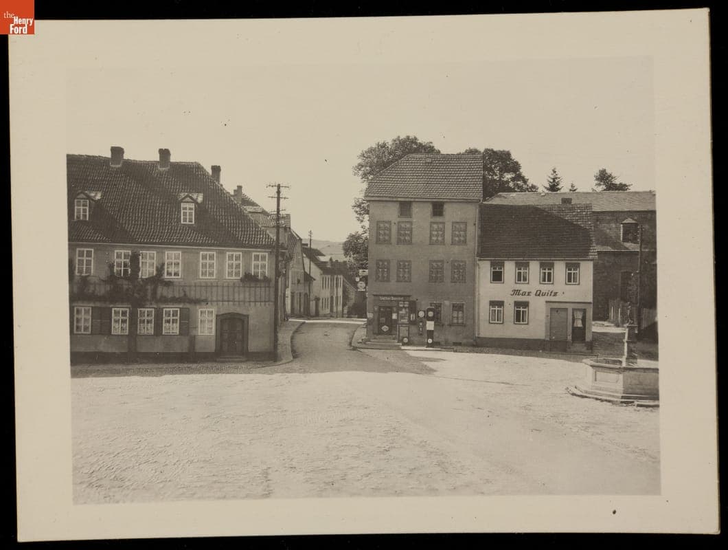 Marketplace, Remda, Germany, circa 1935