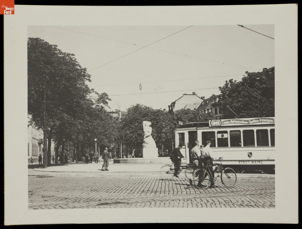 Street in Mainz, Germany, circa 1935
