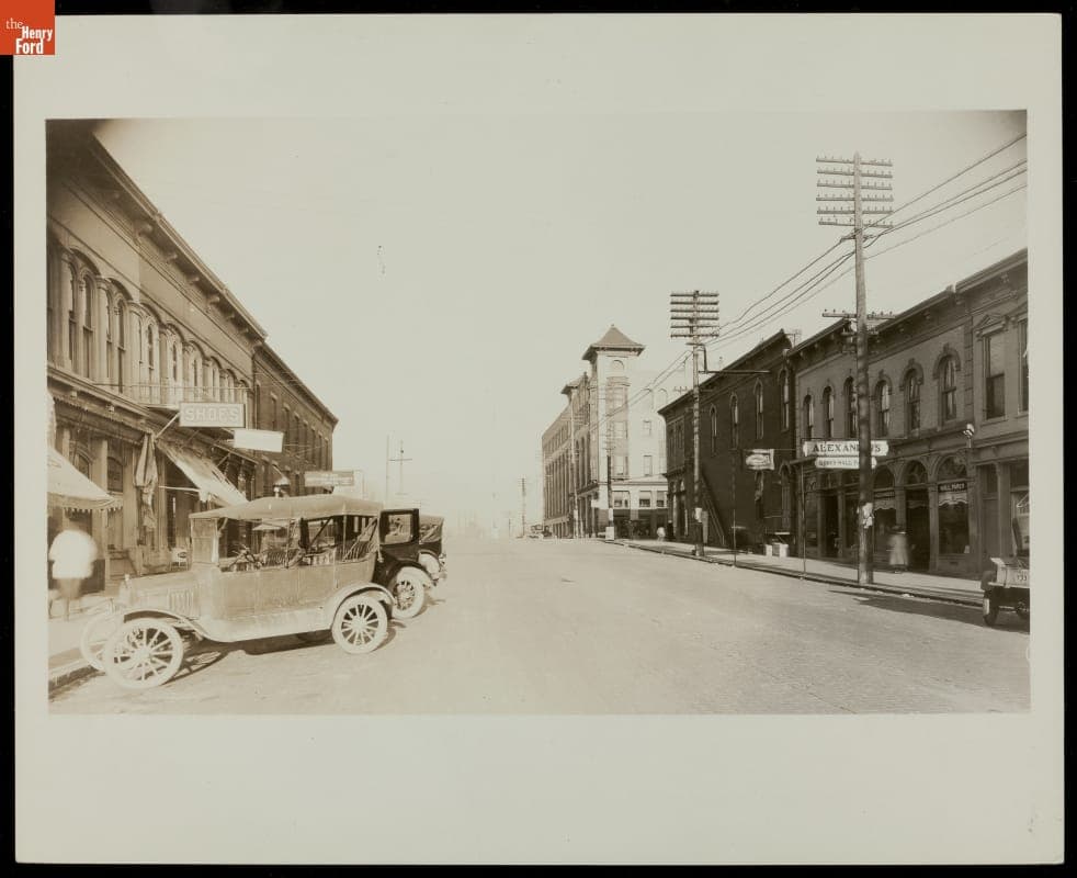 Broadway Looking North, Jackson, Ohio, circa 1925