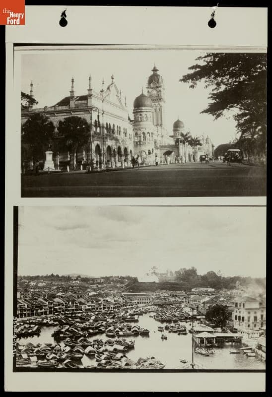 Two Views of Singapore, circa 1925