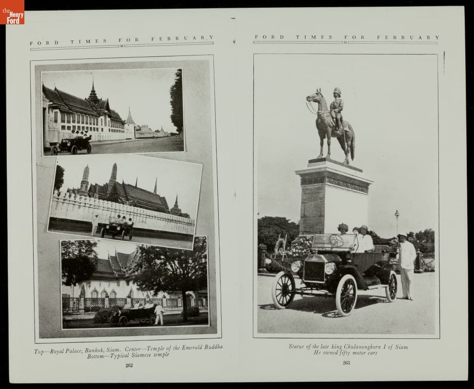 Ford Model T in Bangkok, Siam, 1915